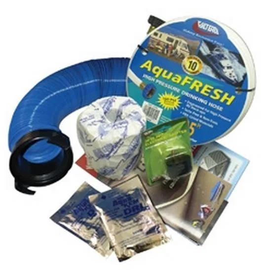 LOT35 – VALTERRA LLC RV Start Up Kit, Standard Kit For Motorhomes Pure Power With 1 Roll Toilet Paper/ 25 Foot Drinki...